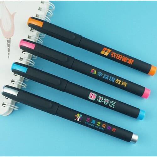 500pcs/set Advertising Pen Printed Gel Pen Customized Logo Business Promotion Pen Customized Logo
