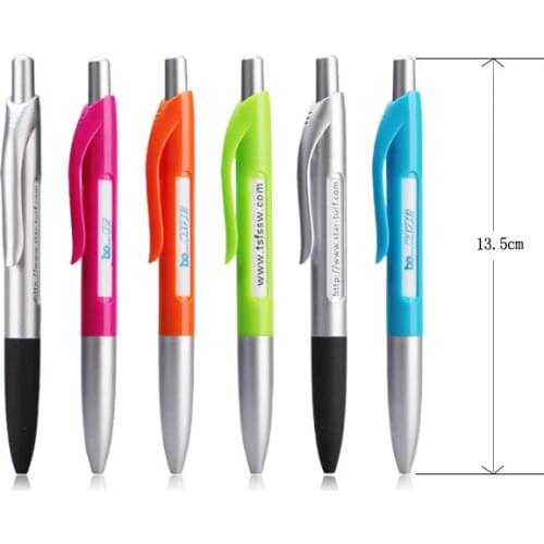 Free shipping 2000pcs/lot customized logo writing pen; promotional ballpoint pen; plastic pen pp7