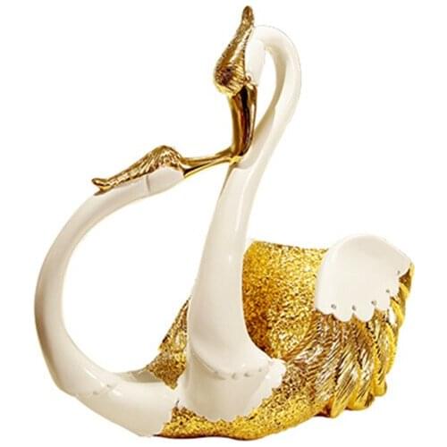 GOOD LUCK SILVER PLATED SWAN WINE RACK FURNISHING ARTICLES WEDDING PRESENT EUROPEAN WINE ARK ADORNMENT HOUSEHOLD MODERN IDEAS