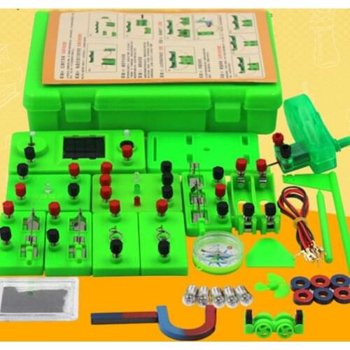 Kid Educational Toy Circuit Experiment Kit Basic Connect Wires ABS Student Electricity Learning Physics Science Tool