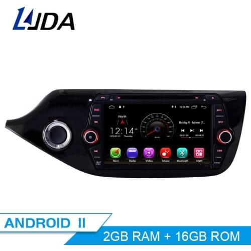 LJDA Android 10 Car DVD Player For KIA Ceed 2013 2014 2015 GPS Navigation 2 Din Car Radio Multimedia WIFI Stereo IPS Auto Audio