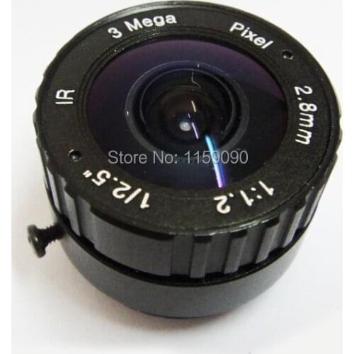 New 2.8mm IR Infrared CS Mount HD 1/2.5" 3mp Fixed Iris For CCD IP Camera angle lense CCTV