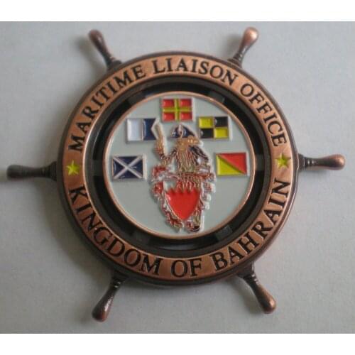 Die Casting 3D Metal Challenge Antique Bronze Color Commemorative Coin in Special Shape