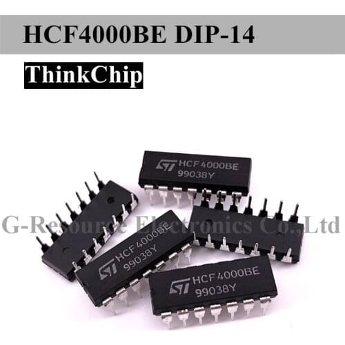 10pcs) HCF4000BE DIP-14 NOR GATE 4000 series logic chips IC logic chip DIP14