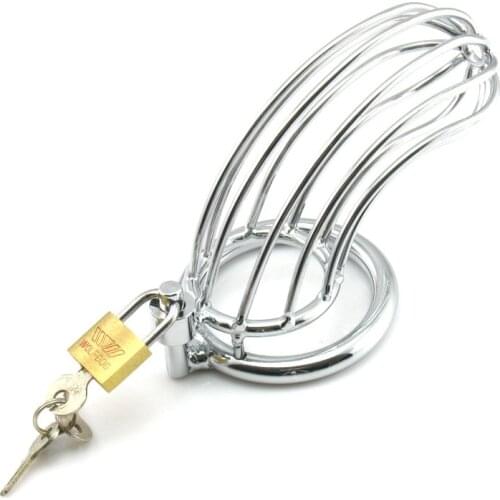Panties Bird Cage Men Chastity locks Device metal cock cage penis lock 40/45/50mm Mens Underwear