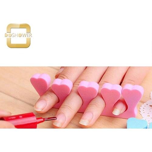 Nail file set separator with nail art toe separators candy for hands separate nail