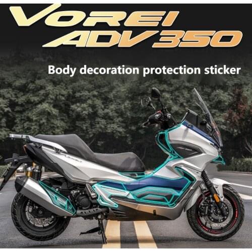Motorcycle Sticker Car Carbon Fiber Protective Sticker Paint Transparent Film Anti Scratch for Vorei Adv350
