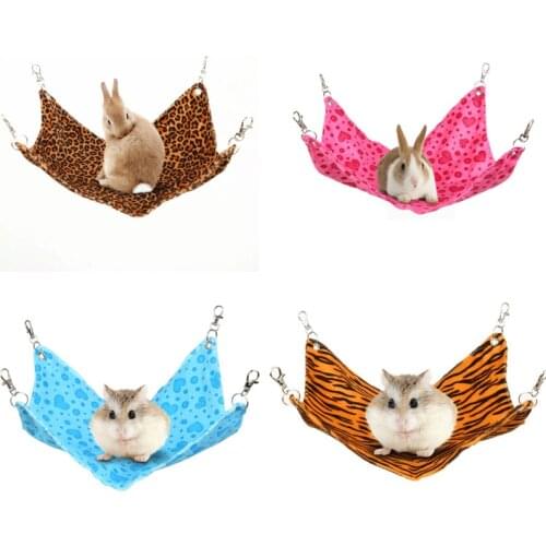 Hamster Hangmat Guinea Pig Chinchilla Rabbit Cage Pet Sleeping Hammock Rabbit Chinchilla Hedgehog Rat Hanging Bed Accessories