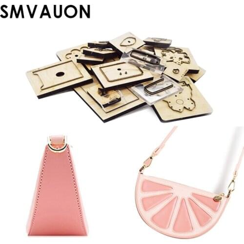 Leather Mold Japan Steel Blade Die Cutter Wood Cute Bags Punch Tool Knife Mold DIY Handcraft Cut Dies Wooden