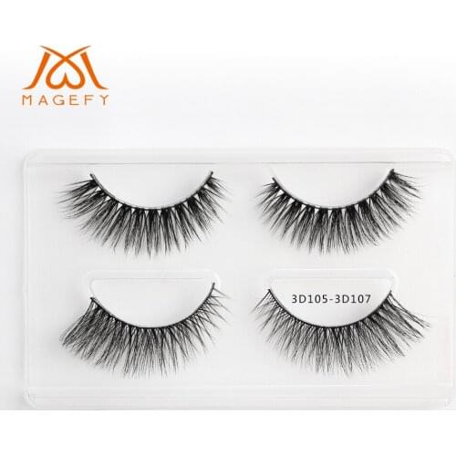 Wholesale 100 pairs Mink Eyelashes 2pairs/pcs Cruelty free Handmade 3D Mink Lashes Full Strip Lashes Soft False Eyelashes Makeup