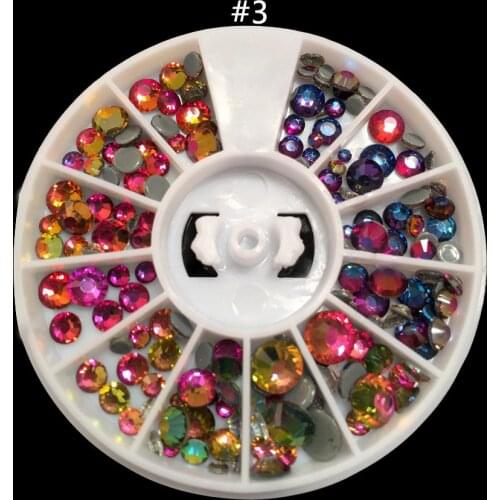 1 Box Pink Chameleon Rhinestone Flatback Nail Rhinestones Crystal Stone Nail Charm Chameleon Flatback Nail Rhinestones Crystal