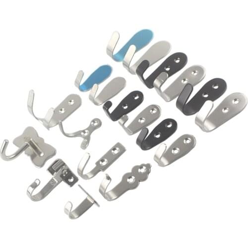 Heavy Duty Wall Hook,Stainless Steel Screw On Hook for Hanging Coats Plants Towels Keys Hat,Waterproof Single Shower Hanger Hook