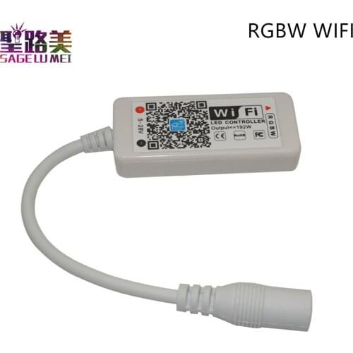 16Million colors Wifi RGB / RGBW led controller smartphone control music and timer mode magic home mini wifi led rgb controller