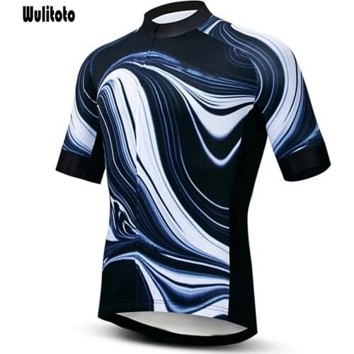 WULITOTO summer Bicycle sport Short Sleeve Mountain Bike Breathable MTB Jersey clothing sport cycling Jersey For Men