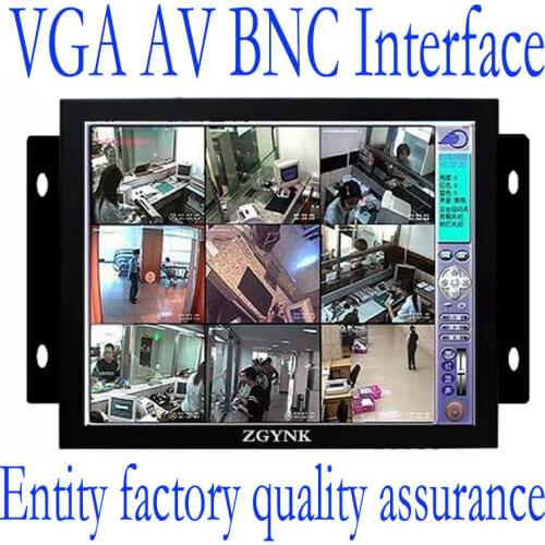 ZGYNK / 8 inch Open Frame Industrial monitor/ metal monitor with VGA /AV/BNC/HDMI monitor