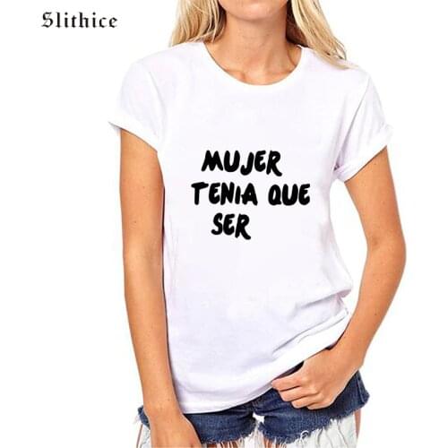 Slithice T-shirts for Women Black White Short Sleeve O-neck Russian Letter Print female T-shirt Tops tumblr tees