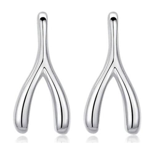 925 Sterling Silver Wishful Stud Earrings For Women Casual Style Girl Earings Personality Jewelry
