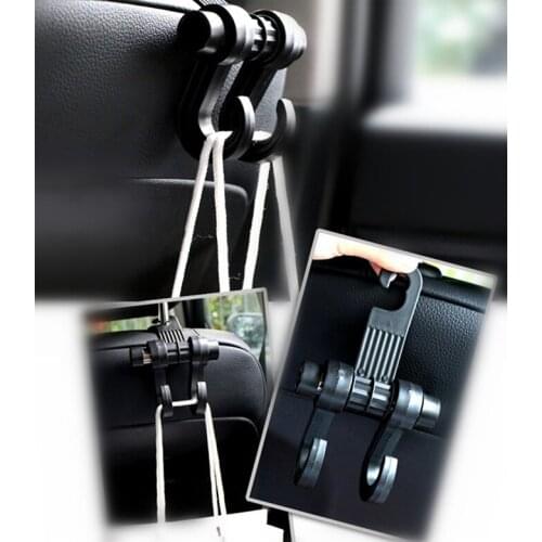 1pc Fashion Car Accessories Hook Rack Holder Hanger Plastic Rotatable Mutifunction Portable