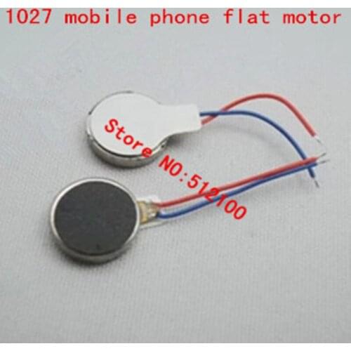 50 pcs/lot 1027 mobile flat motor mobile vibration motor mobile motor mobile vibration motor