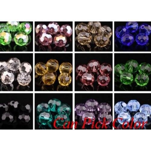 6mm 500pcs/lot bhr34te Mixed strand Faceted Rondelle Glass Beads spacer Bracelet DIY curtains for jewelry making crystal