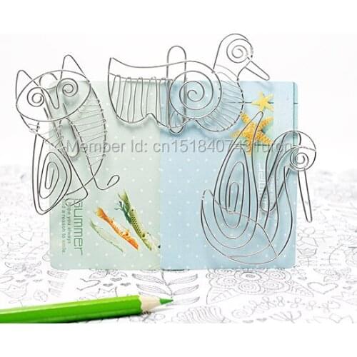 A85 BIRDS SET/6 PAPER/NOTE CLIP PRACTICAL/NOVELTY STAINLESS HAND-MADE ART CRAFTS WEDDING&BIRTHDAY&HOME&OFFICE&GIFT&PRESENT