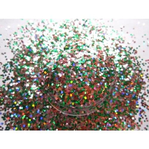 Sparkle Small Glitter Dust Laser Holographic Green Nails Tips Dazzling Hexagon Nail Art and Glitter Crafts