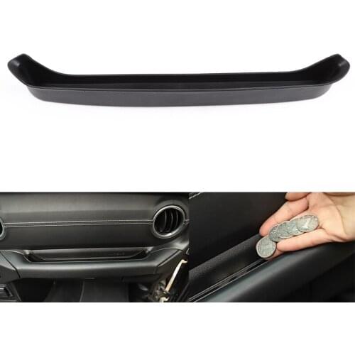 Black Grab Tray Passenger Storage Tray Organizer for Jeep Wrangler JL 2018-2019 Grab Handle Accessory Box
