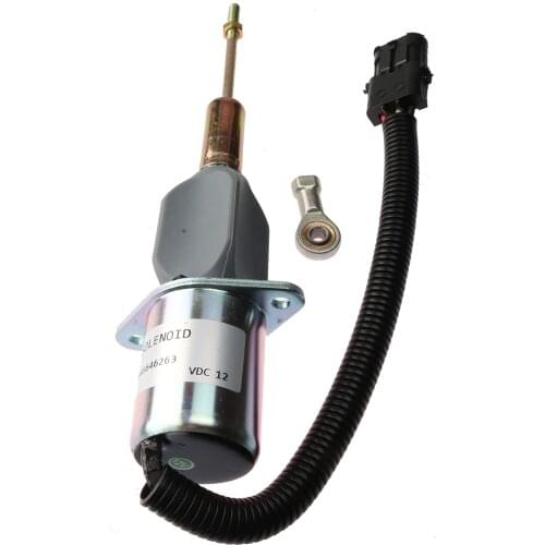 Holdwell Electric Fuel Shut Off Run Solenoid RE53507 Cutoff Stop Motor for 8.1L John Deere 4555 4755 4955 4560 4760 4960 Tractor