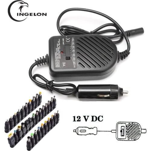 Ingelon Portable cargador Universal portatil 80W Notebook DC 15v-19v to 24v power adapter Adjustable car laptop charger lader