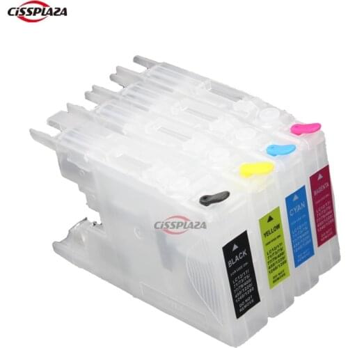 CISSPLAZA Refill Ink Cartridges refill ink cartridge compatible for Brother LC73 LC75 LC77 LC79 LC400 LC450 LC1220 LC1240 LC1280