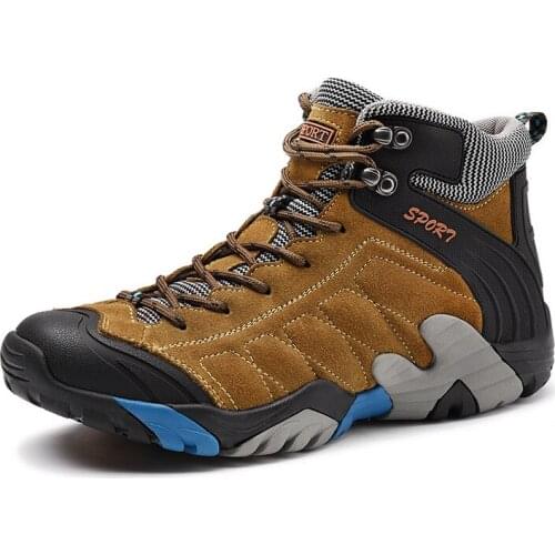 Mens Boots Outdoor Hiking Shoes Non Slip Comfortable Breathable 2020 Fashion New Winter Shoes Cool Soft Anti-collision 38-46