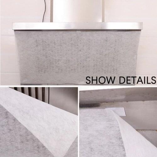 Disposable Kitchen Oil Filter Paper Universal Absorbing Paper Non-woven Anti Oil Range Hood Grease Filter Paper Kitchen Tools