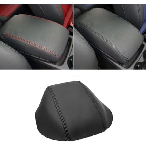 Armrest Leather Cover For Audi Q5 2010 2011 2012 2013 2014 2015 2016 2017 2018 Car Center Control Armrest Box Cover Sticker Trim