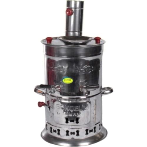 Stainless Steel 5 liters tea warmer Wood samovar coal tea stove plateau presentation Teapot Tea ceremony teaware camping picnic