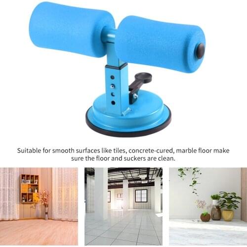 Fitness Suction Cup Sit-Up Cushion Sit Up Stand Bars Abdominal Core Strength Muscle Training Home Gym Body Shaping Building Bar