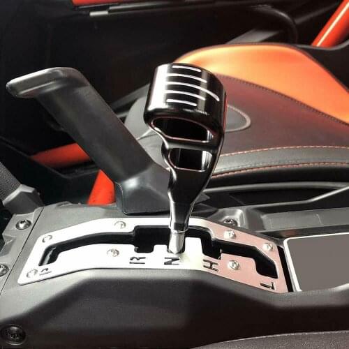 UTV Billet Aluminum Gear Grip Shift Knob & Shift Gate For Can Am Maverick X3 2015-2021