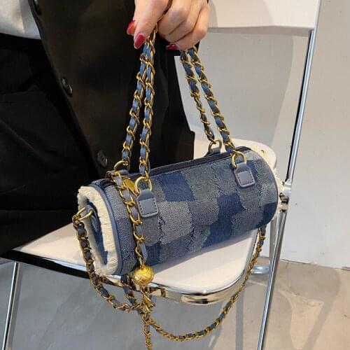 SANKAKU Women's Denim Bags