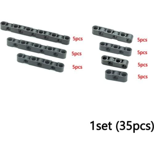 MOC Technical Special Parts 1x3 1x4 1x5 1x6 1x7 1x9 1x11 Beam Center Thick Hole Building Blocks Studless Liftarm Crane DIY Brick