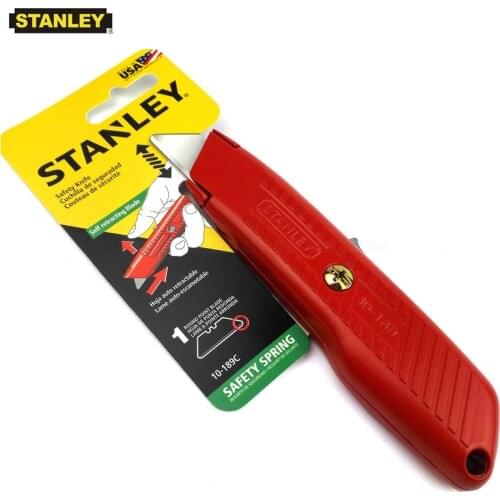Stanley 1pcs multi tool automatic retractable blade safety knife switch swichblade pop up utility knives self retracting blades