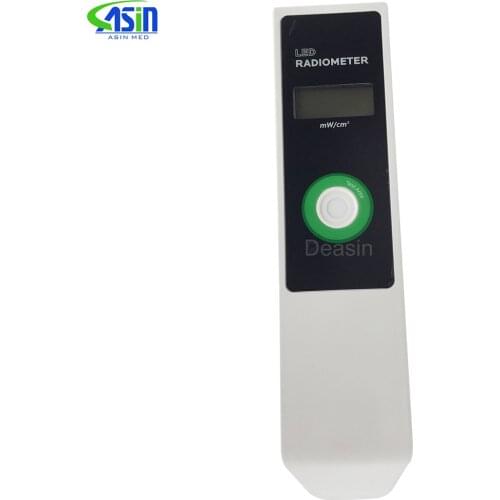 Dental Curing Light Meter Visible LED Radiometer Curing Intensity Battery with LCD Screen