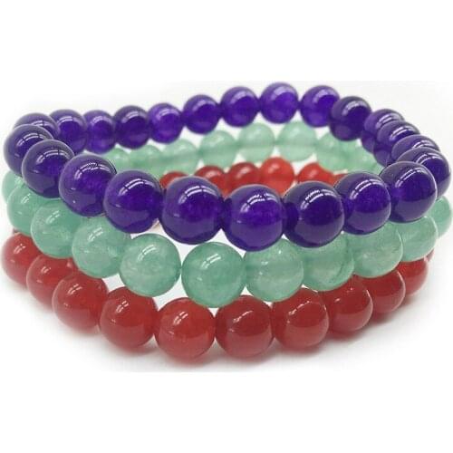 2019 Jewelry Red Blue Green Natural Stone Chakra Yoga Beads Pulseira Masculina Men Jewelry Feminina Bileklik Pulseras 4mm 8mm