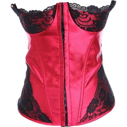 Corset Women underwear Lace lacing Red Daily Home clothing Thin waist Dancing clothes Shapewear Plus Size S-6 XL gaine ventre