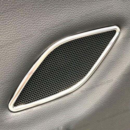 Lsrtw2017 for Sagitar Jetta Mk6 Car Rear Door Sound Frame Trims Interior Accessories Chrome 2015 2016 2017 2018 Vw Accessories