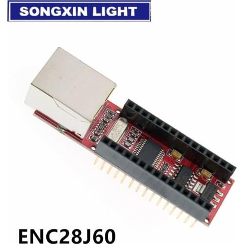 1PCS ENC28J60 Ethernet Shield V1.0 for arduino compatible Nano 3.0 RJ45 Webserver Module