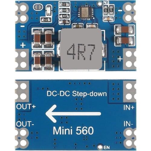 1 PC Mini 560 DC-DC Boost Converter 5A Adjustable Step Up Module Voltage Regulator Board Input Voltage 5V-20V to 3.3V Output