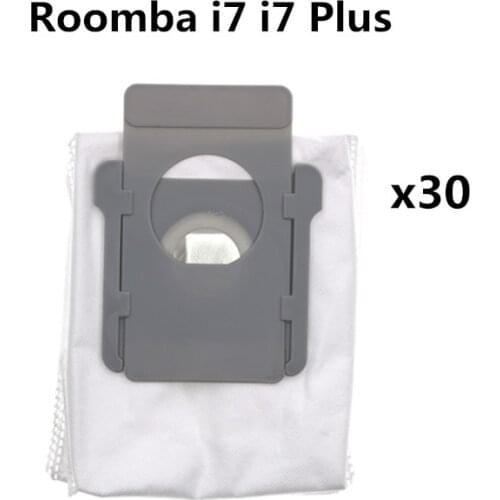 30pcs Washable Accessories Replacement Dust bag For irobot Roomba i7 i7 Plus + i7P E5 E6 Roombai7 Robot Vacuum Cleaner Part Kits