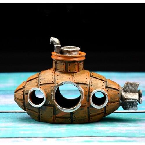 Fish tank, small fish shelter, resin ornaments, ornaments, landscaping, submarine breeding tank, aquarium products