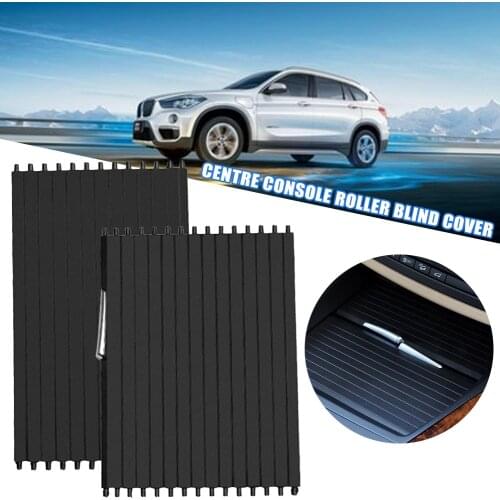 Car Center Console Sliding Shutters Cup Holder Roller Shutter Cover For BMW X5 E70 06-13 X6 E71 08-14 Car Accessories