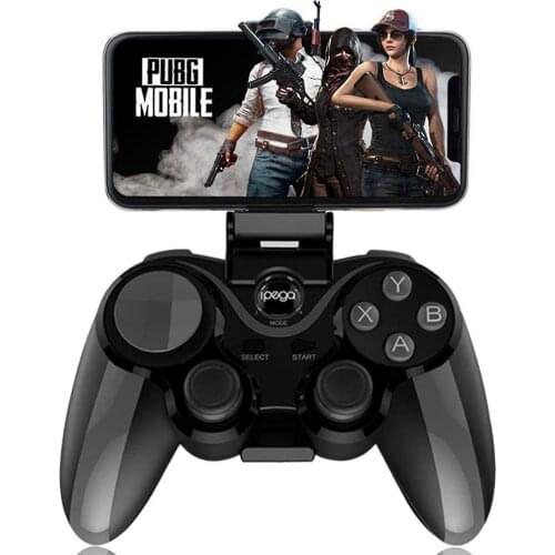 Nice PG-9128 Wireless 4.0 Gamepad Trigger Pubg Controller Mobile Joystick Compatible iOS/Android Devices and Smart TV/Set-top B
