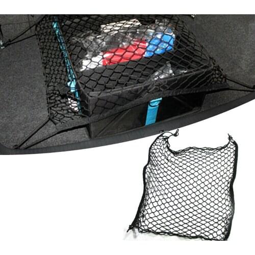 Car Trunk Luggage Storage Cargo Nylon Elastic Mesh Tidy Net For Vauxhall Adam Astra Vectra VXR8 / Smart Forfour Fortwo Roadster
